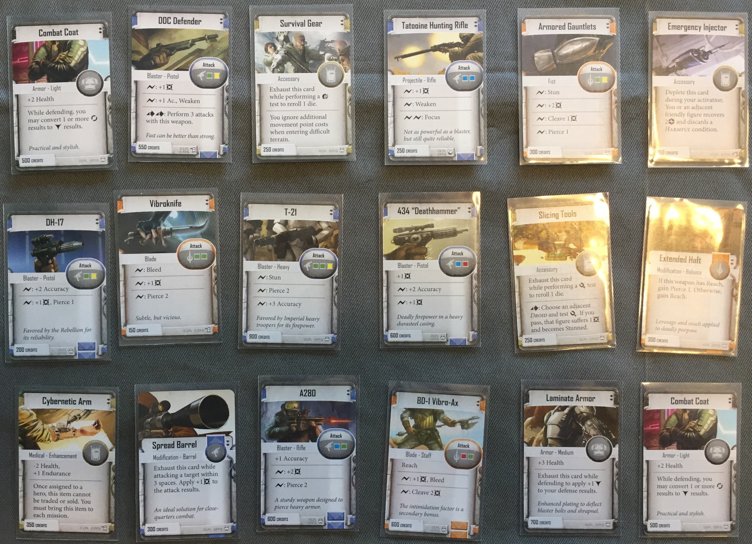 Rebel Item Cards