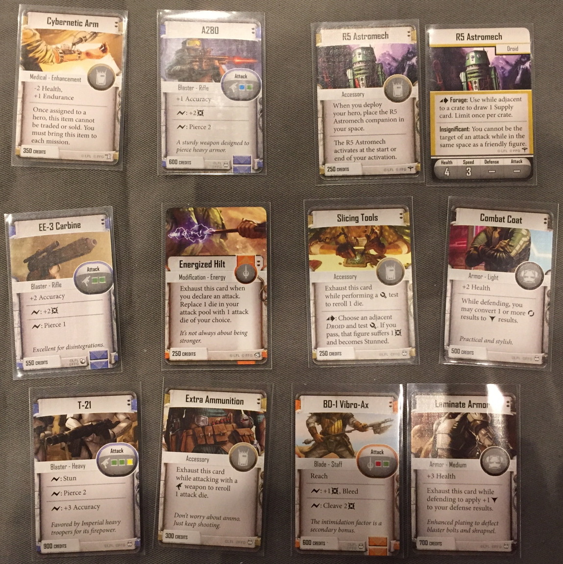 Rebel Item Cards