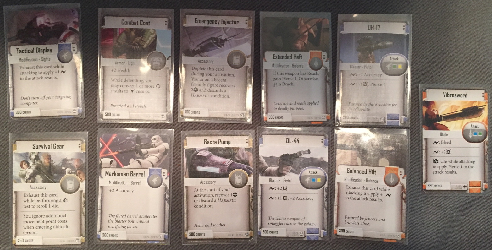 Rebel Item Cards