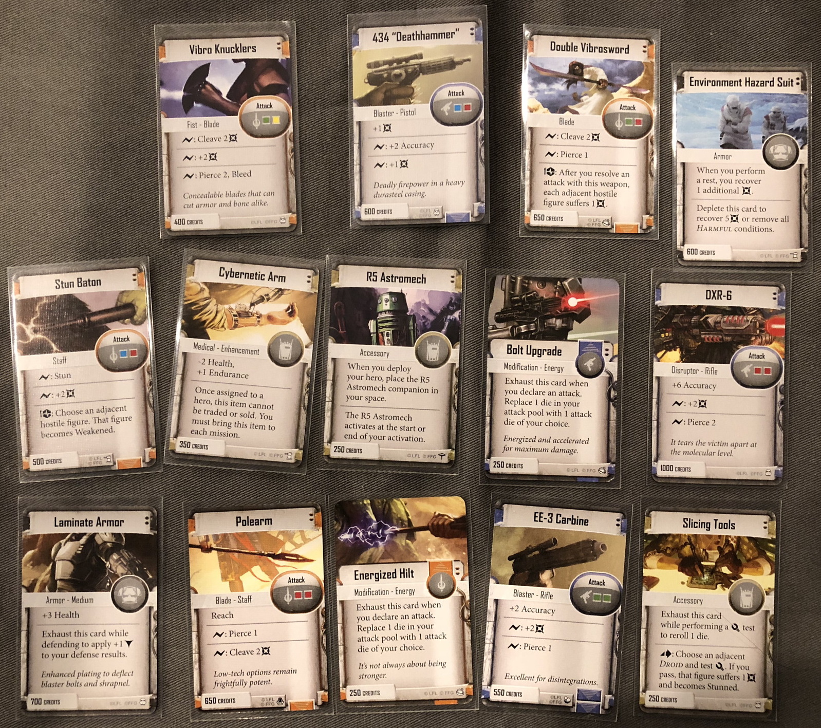 Rebel Item Cards