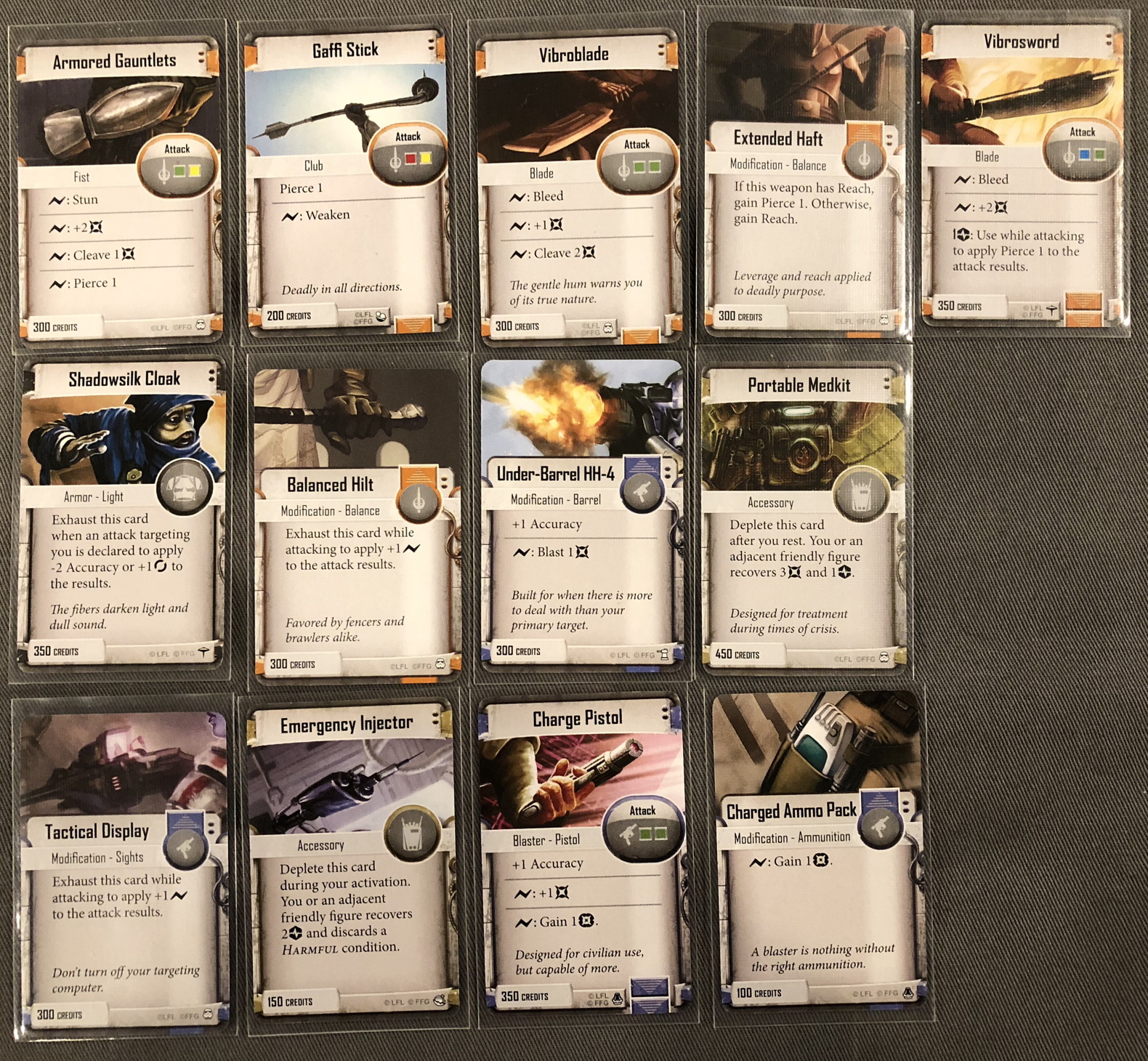 Rebel Item Cards