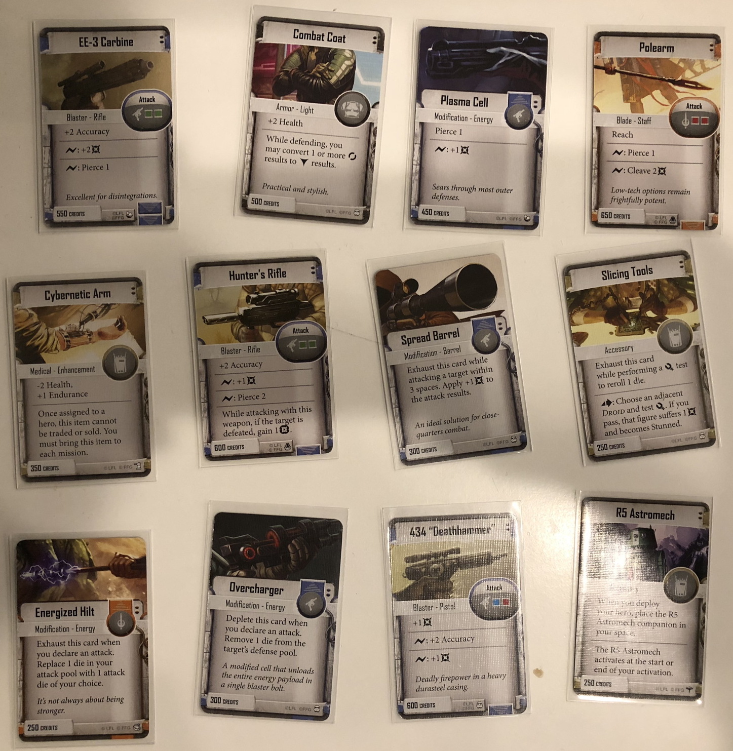 Rebel Item Cards