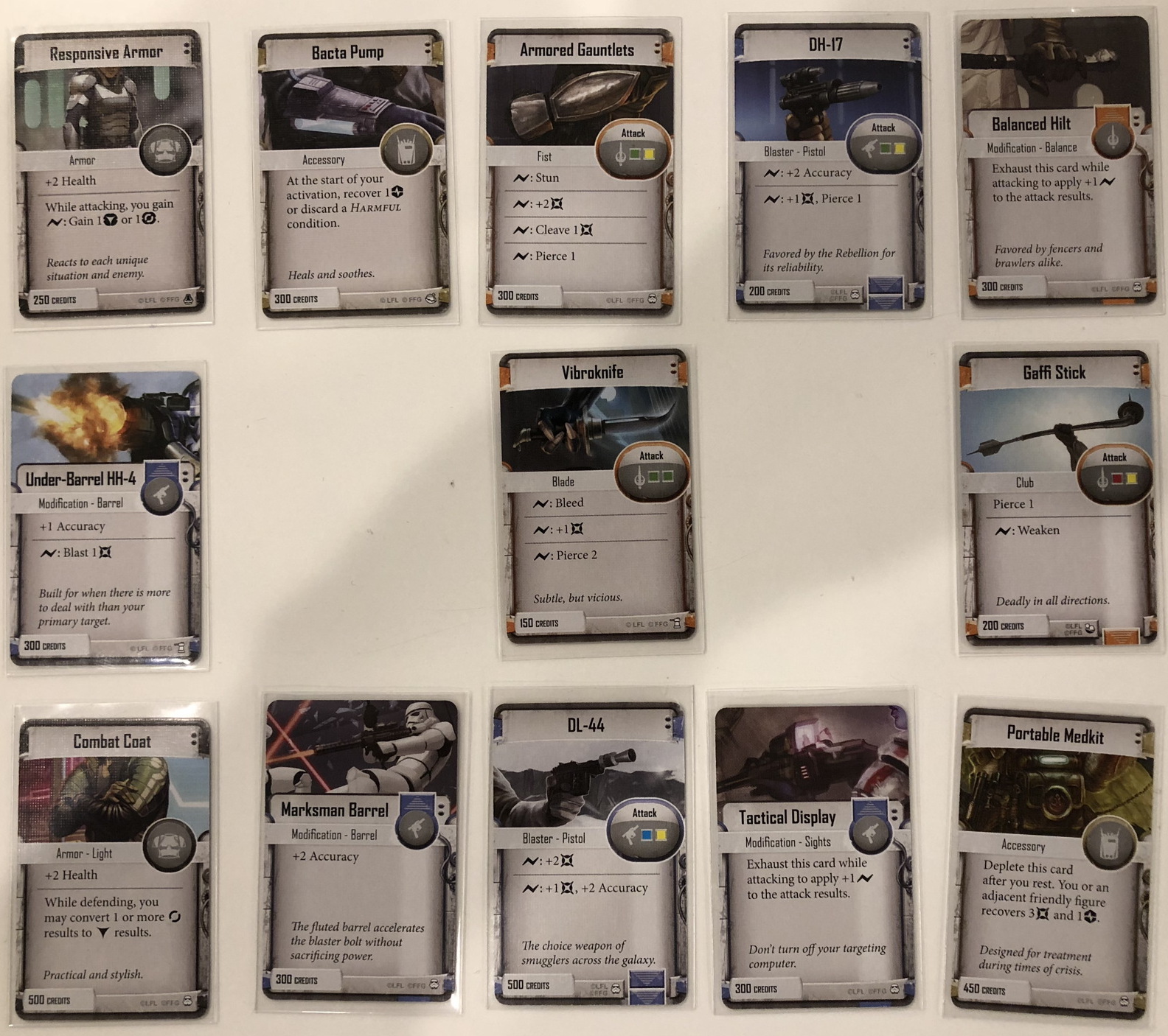 Rebel Item Cards