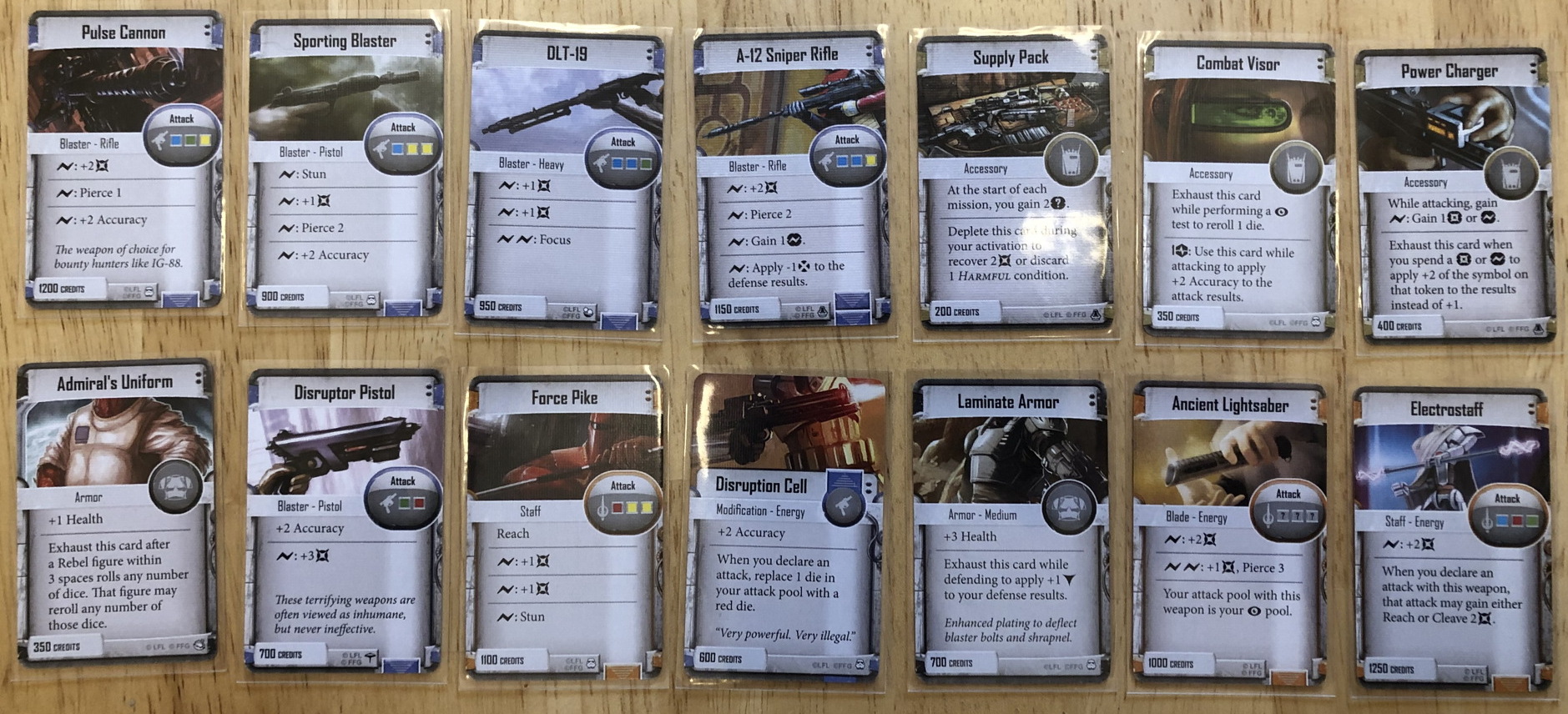 Rebel Item Cards