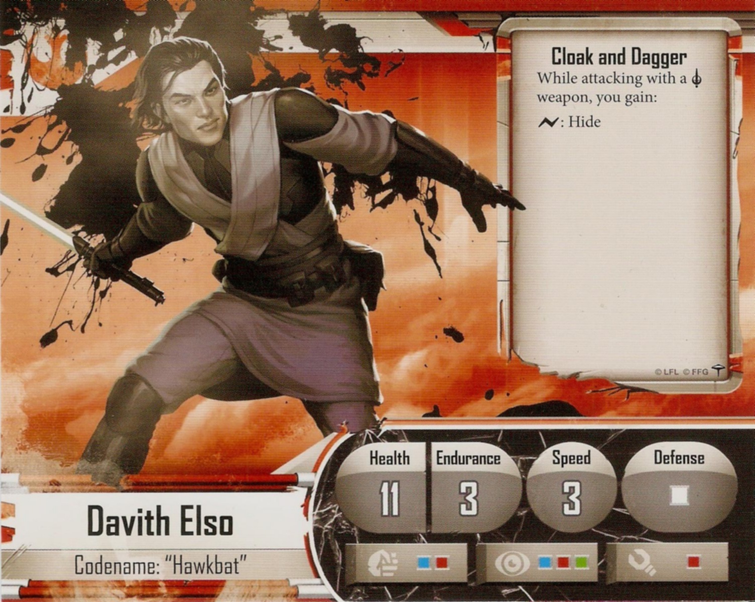 Davith Elso wounded hero sheet