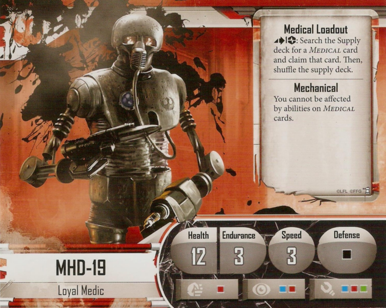 MHD-19 wounded hero sheet